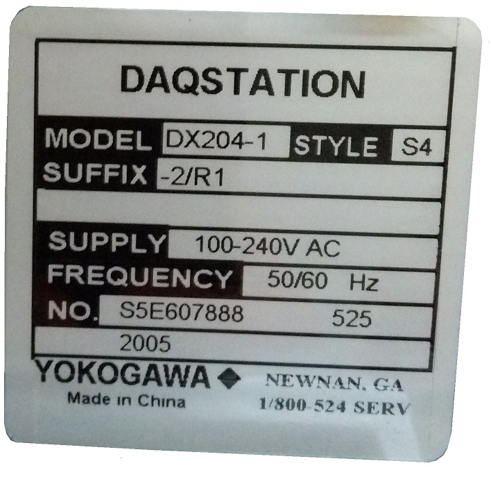 YOKOGAWA DX204-1
