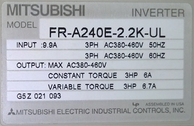 FR-A240E-2.2K-UL